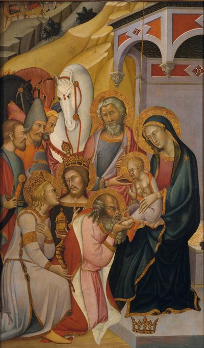The Adoration of the Magi by also Manfredi de Battilori Bartolo di Fredi